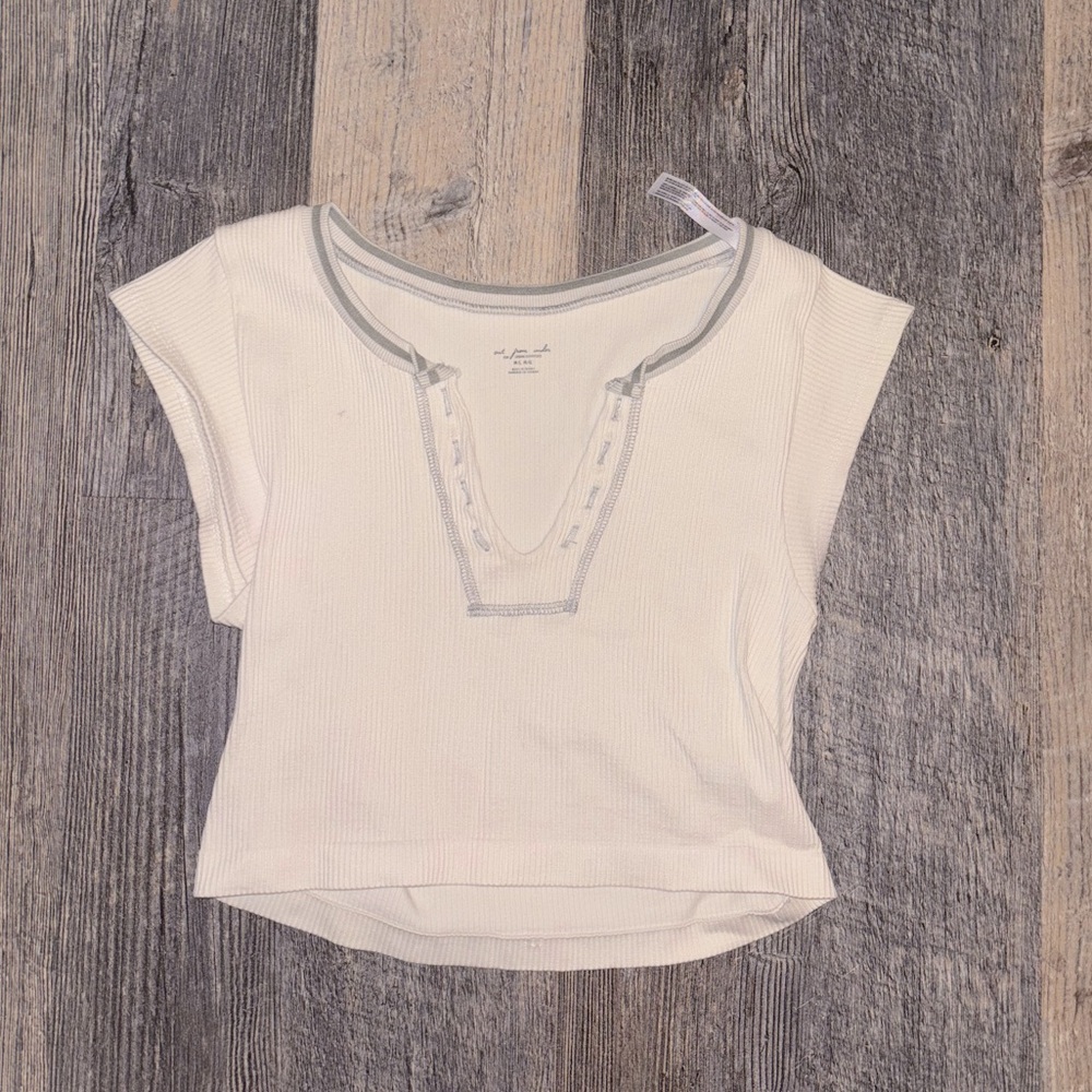 white urban outfitters go for gold top